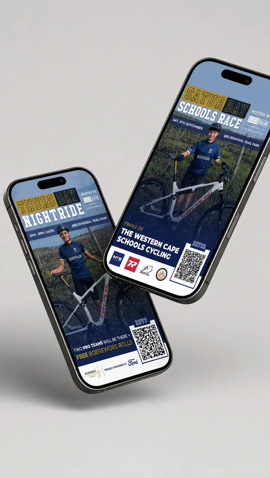 X Digital | Reddam House Durbanville | Project | Case Studies | Graphic design services | Social Media Post | Cycling | Night Ride | Race | Cape Town | South Africa